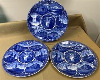 229 Trio Of 1909 AYPE Souvenir Plates