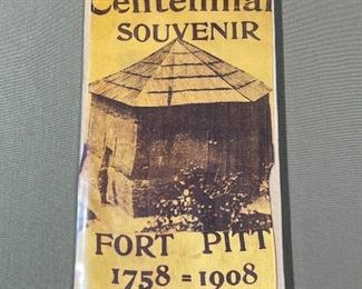 244 1908 Sesquicentennial Souvenir Woven Silk
