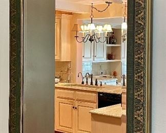 Item 21:  Carolina Mirror Company Painted Mirror - 31" x 43": $295