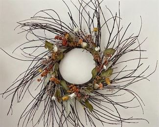 Item 40:  Twig Wreath - 23":  $14