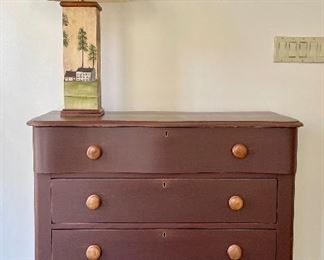 Item 61:  Vintage Chest of Drawers - 38"l x 18.25"w x 35.25"h:  $225
