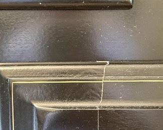 detail - not a crack - it is on each door