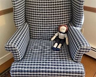 Item 97:  Clayton Marcus Armchair - 32.5"l x 21"w x 43"h:  $325