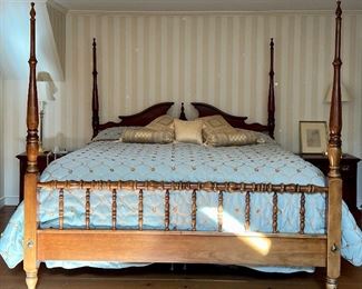 Item 102:  Four Poster King Bed (mattress not included): $495