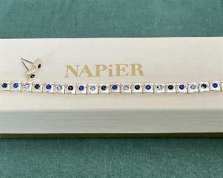 Item 157:  Napier Bracelet & Earrings Set: $28
