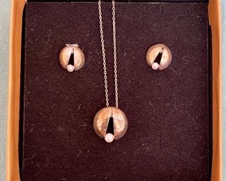 Item 159:  Earrings & Necklace Set:  $18