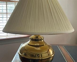 Item 181:  Brass Lamp (could use a new shade) - 22": $45