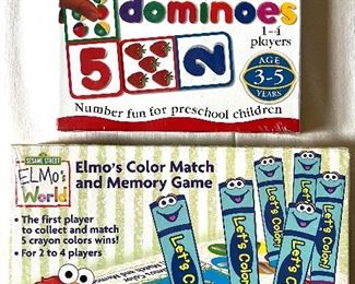 Item 198:  DK Games & Elmo Color Match:  $14