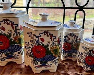 Vintage canisters - priced at the sale!
