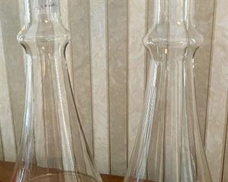 Item 234:  (2) Made in Denmark Decanters:  $18/Each
