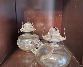 Vintage glass lanterns 