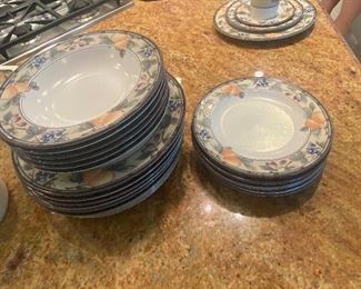 SET OF MIKASA INTAGLIO "GARDEN HARVEST"