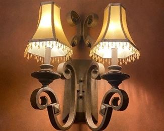 WE HAVE 1 FIXTURE IN THE BOX(IN GARAGE), NO SHADES