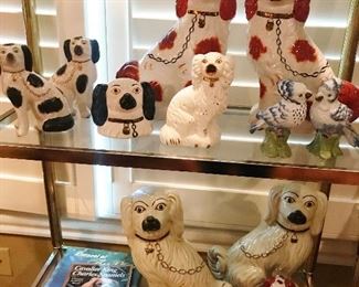 Collection of Reproduction English Staffordshire Spaniels