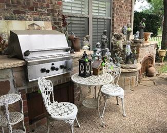 Bistro Wrought Iron, Concrete Yard Items