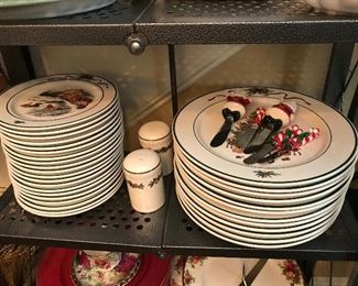 "O Tannenbaum" china, made in Japan, The Cellar