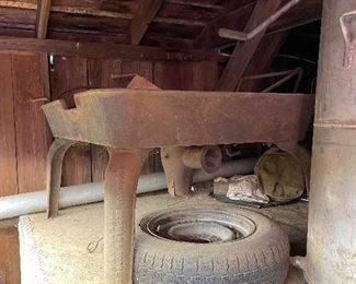 Blacksmith forge and Blower