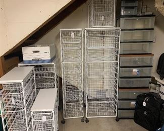 Rolling and other storage solutions.