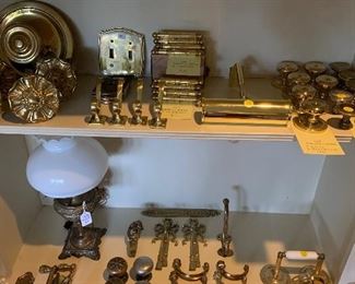 A large selection of antique hardware