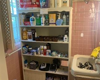 A bathroom full of supplies!