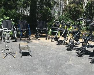 Off the garage we will find a huge selection high end quality medical mobility equipment.