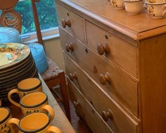 Beautiful English pine chest