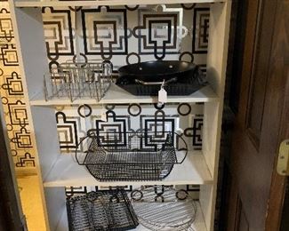 Grilling accessories found in the man cave lower level