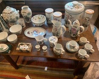 A huge set of Botanical Garden. This was inherited from my clients mother who was a collector but not a user. All of these pieces have never been used and many have their original boxes!