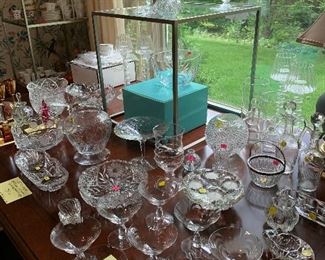 A close up of some of the families crystal