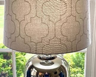 Item 7:  Mirrored Table Lamp - 23":  $175