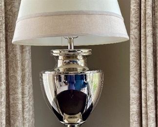 Item 9:  Mirrored Table Lamp - 33": $225