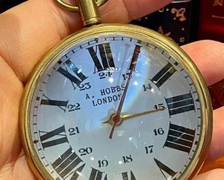 Item 22:  A. Hobbs London Desk Clock - 2": $95