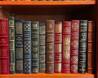 Item 352:                                                                                                              a.  "Don Quixote":  $36                                                                                  b.  "The Orestea":  $24                                                                                    c.  "The Odyssey of Homer":  $38                                                          d.  "Madame Bovary":  $20                                                                            e.  "Politics & Poetics":  $28                                                                     f.  "Three Plays":  $18                                                                                    g.  "Poems of Robert Browning":  $16                                                  h.  "Short Stories by Oscar Wilde":  $32                                                          i.  "The Brothers Karamazov":  $54                                                     j