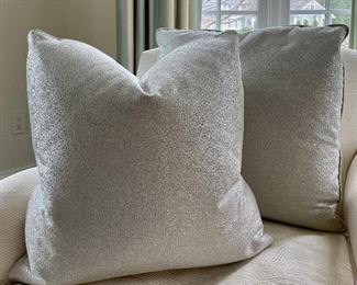 Item 34:  Pair of Shimmery Pillows:  $68