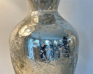 Item 46:  Pottery Barn Mercury Glass Jar - 15": $18
