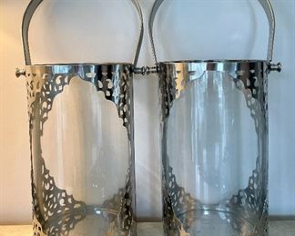 Item 52:  (2) Pierced Lanterns - 12":  $38 for pair