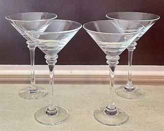 Item 71:  Set of 4 Martini Glasses:  $24