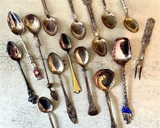 Assorted Souvenir Spoons - all priced at the sale!