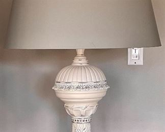 Item 88:  (2) Shabby Chic Lamps - 31": $245 for pair