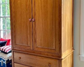 Item 106:  Vermont Tubbs Armoire - 42"l x 24.75"w x 71"h: $345