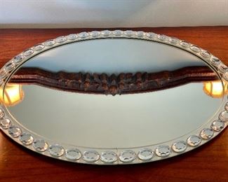 Item 122:  Mirrored Dresser Tray:  $22