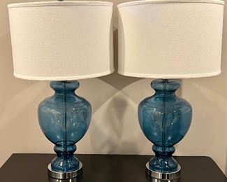 Item 138:  (2) Safavieh Lamps - 27": $265 for pair