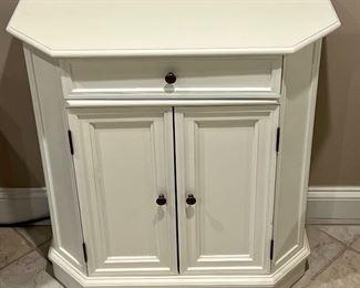 Item 142:  Ballard Design TV Stand - 27"l x 9.75"w x 28.75"h: $245