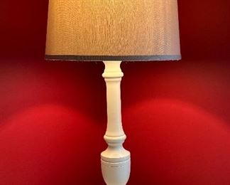 Item 175:  David Fuller Design Lamp with Linen Shade - 31":  $75