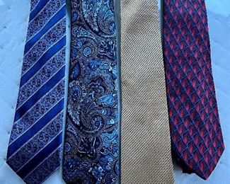 Item 222:  Lot of (2) Ermenegildo Zegna, Brioni & Nordstrom Ties:  $48