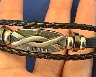 Item 295:  Diesel Leather Bracelet: $12