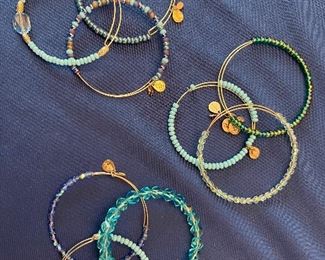 Item 298:  3 Sets of Beaded Alex and Ani: $20 each