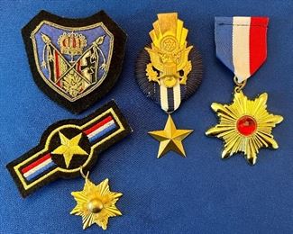 Item 308:  Military Costume Jewelry Pins: Lot for $20