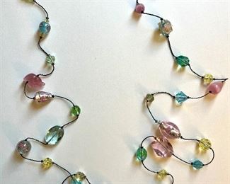 Item 329:  Dabby Reid Necklace with Glass Beads: $20