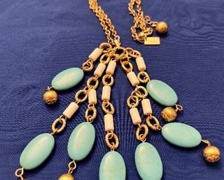 Item 367:  Pale Turquoise Color Necklace: $12